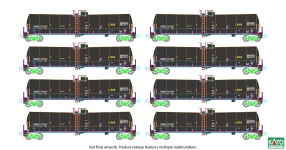 Kato K106-4801 - N - 8-tlg. Set Kesselwagen, GBRX, Ep. V-VI - Set 1